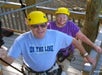 The Meeks zipped with us on their 60th wedding anniversary.  It was sweet!