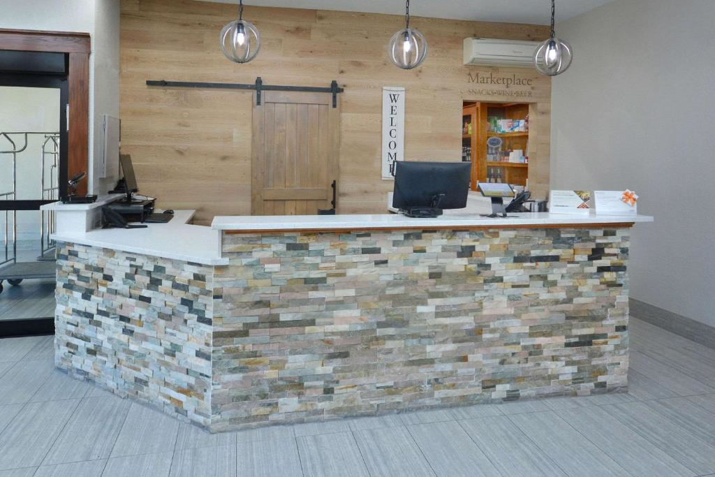 Hotel front desk