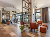 Lobby lounge at Cambria Hotel Washington D.C. Capitol Riverfront, DC.