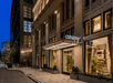 Hotel entrance at Canopy By Hilton Philadelphia Center City, Philadelphia, PA.