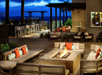 Fire pit and seating area.
