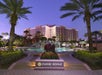 Hotel Front - Evening/Night  at Caribe Royale Orlando, FL.