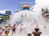 Massive splash at Carowinds’ Carolina Harbor water park.