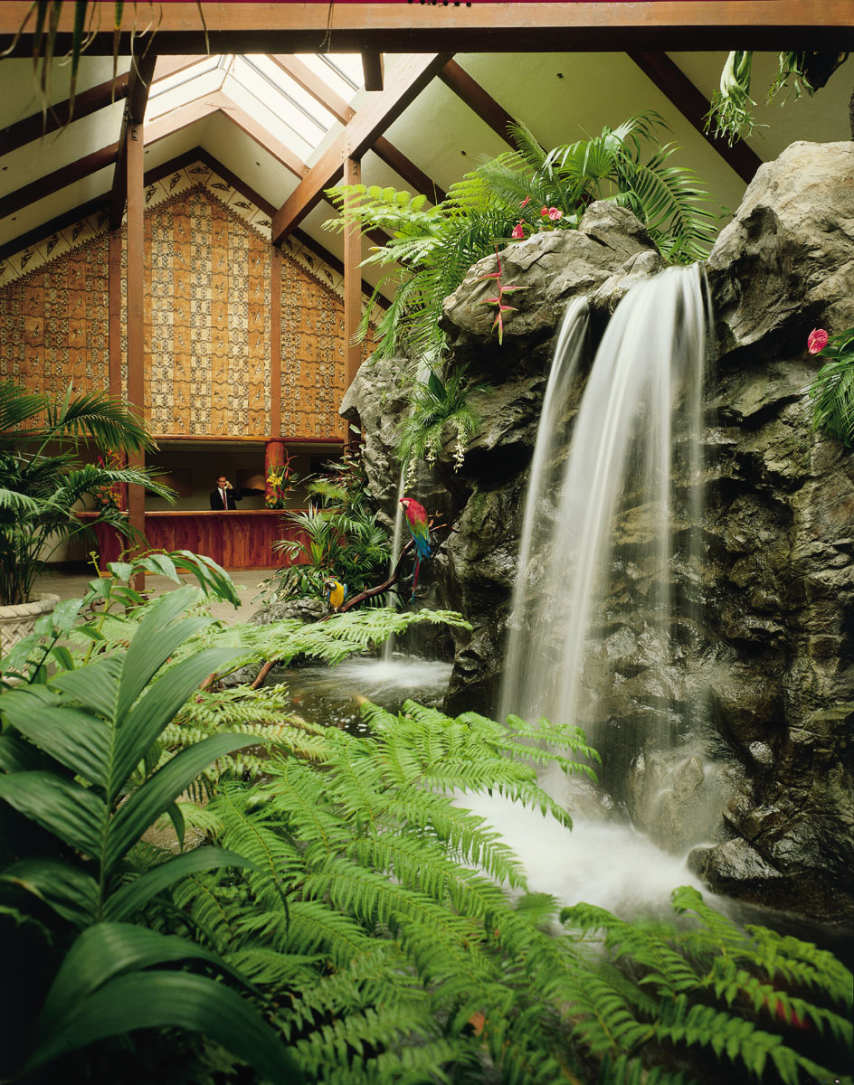 Waterfalls.