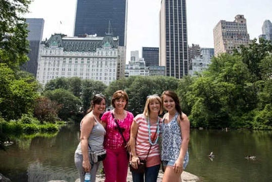 A fun photo op with the city skyline.