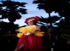 Colorful headdress and costume at Chief’s Luau.
