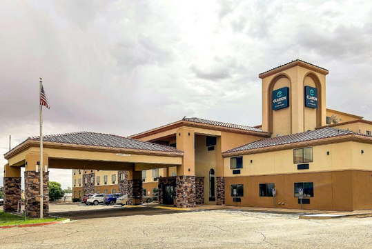 Hotel exterior.