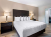 A king bed designed for restful nights.