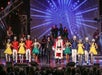 Clay Cooper with the cast at Christmas