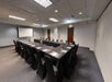 Meeting room, conference style.