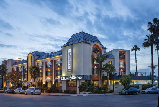 Hotel exterior.
