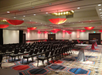 Meeting room in an auditorium-style set up.