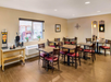 Spacious breakfast area with air condition.