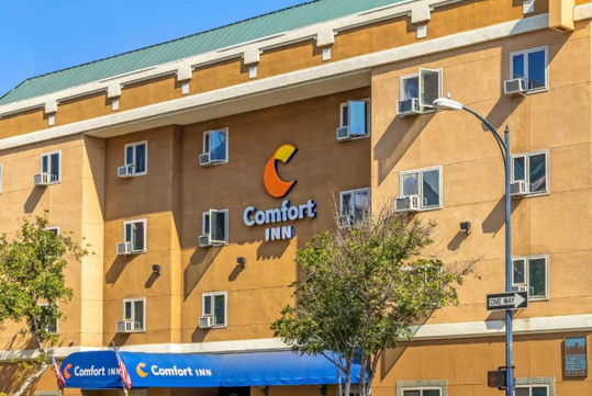 Hotel exterior.
