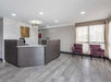Front desk.