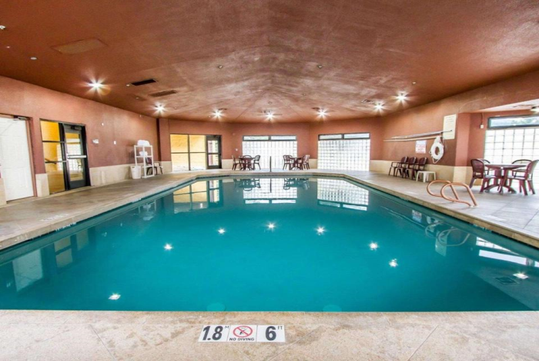 Indoor pool.