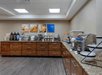 Breakfast area at Comfort Inn The Pointe, Niagara Falls, NY. 