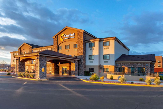 Hotel exterior.
