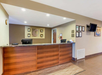 The front desk provides a welcoming space for smooth check-ins and guest assistance.