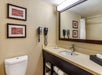 Private bathroom at Comfort Inn & Suites near Six Flags, GA.