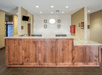 Front desk.