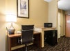 Work desk, microwave, mini-refrigerator at Comfort Suites Tampa Airport North, FL.