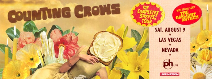 Counting Crows: The Complete Sweets! Tour with The Gaslight Anthem in Las Vegas, Nevada