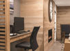 Desk with ergonomic chair at Country Inn & Suites Williamsburg East (Busch Gardens Area).