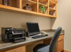 The business center is equipped with essential tools for your work needs.