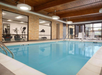 Indoor pool and a fitness center