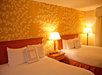Guest room with two queen beds.