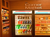 Pick up last-minute items at the Corner Market.