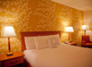 Guest room with one king bed.