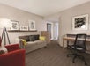 In-room living area with sofa bed.