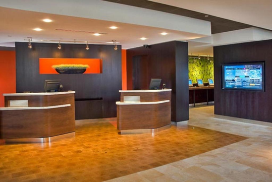 Front Desk at Courtyard by Marriott Gatlinburg Downtown.