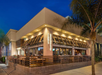 View of The Bistro from outside with Liv Entertainment on select nights.