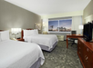 2 Queen beds, flat-screen TV, work desk at Courtyard by Marriott Lyndhurst/Meadowlands, NJ.