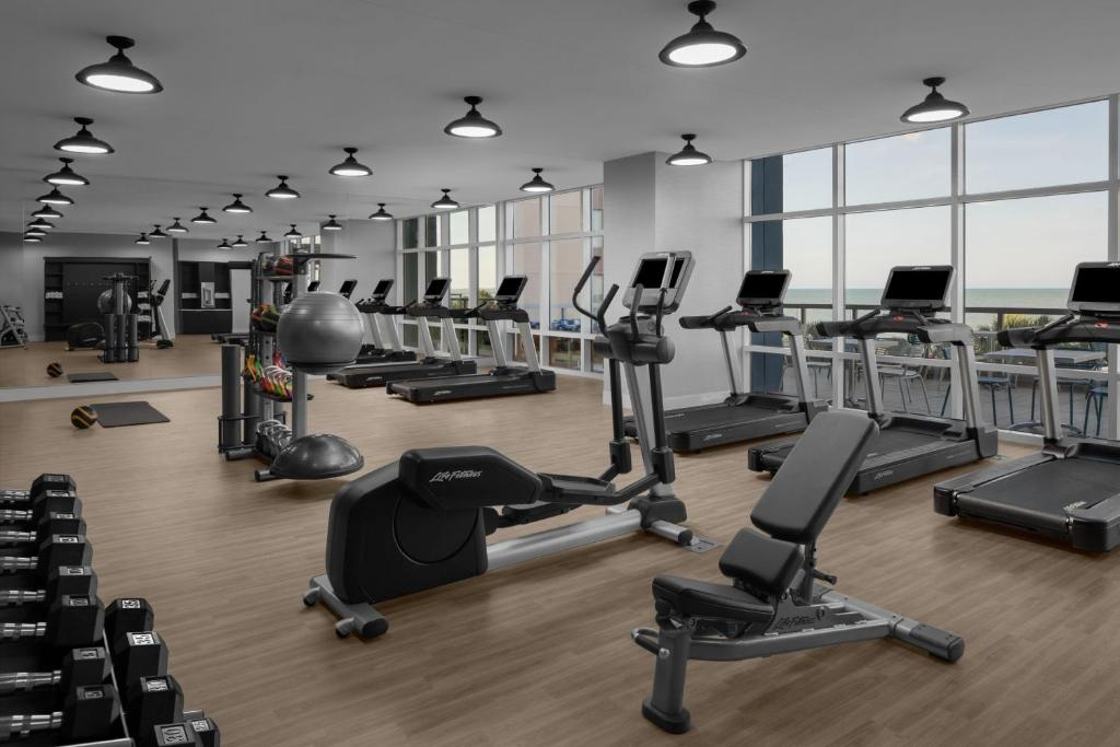 Fitness center on property.