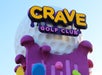 Crave Golf Club sign in Pigeon Forge, TN