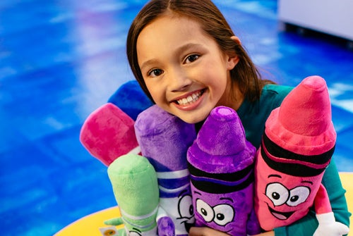 Shop in the Crayola store.