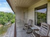 Balcony with views of the river at Creekstone Inn.