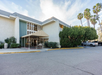 Hotel exterior and main entrance.