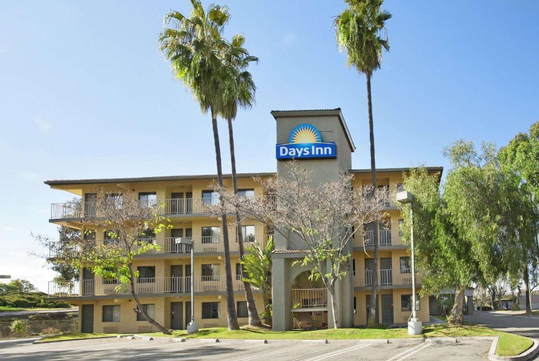 Hotel exterior during the day.