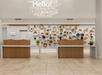 Be greeted by a welcoming front desk.