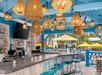 Outdoor/poolside bar and grill.