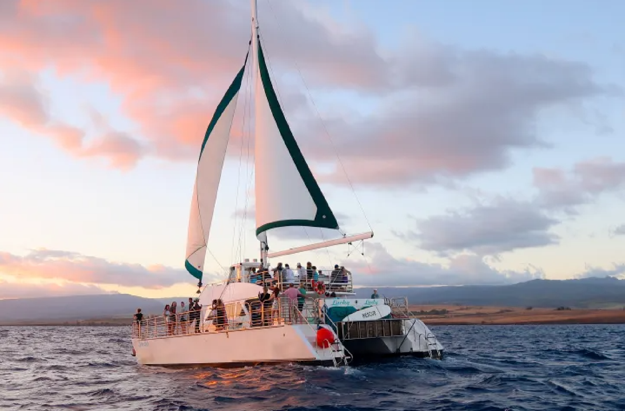 Lucky Lade Deluxe at sail.