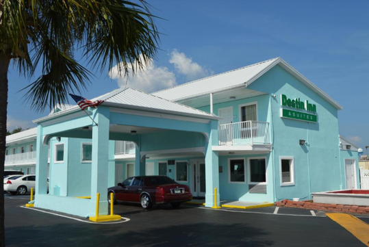 Hotel exterior.