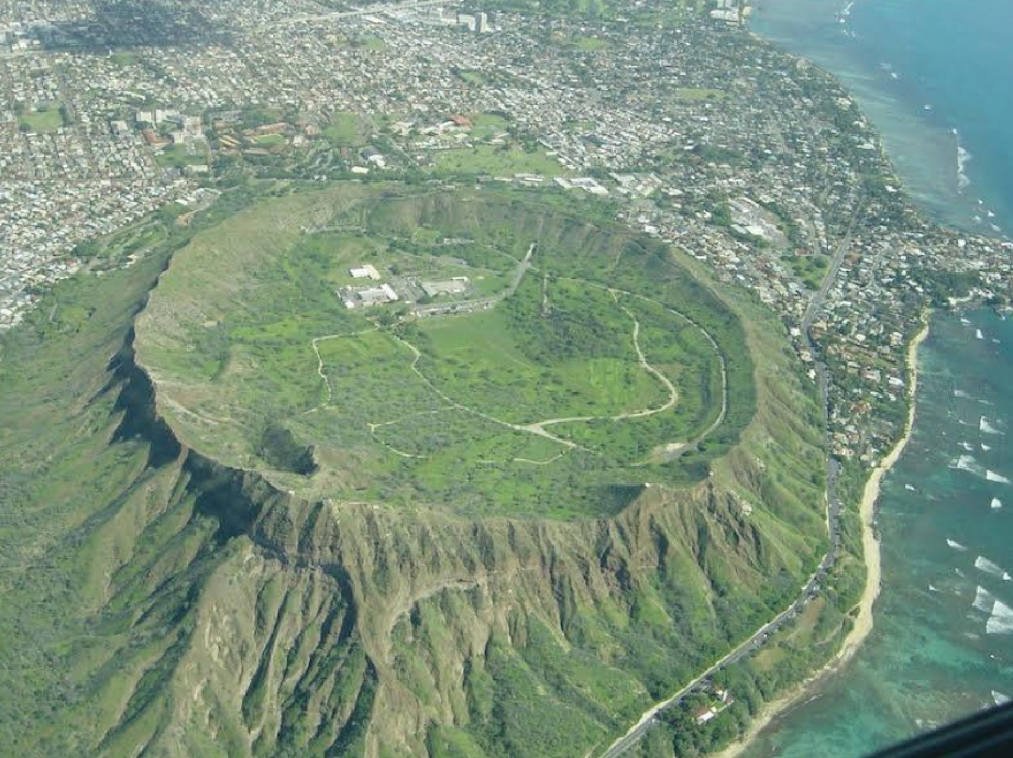 Diamond Head crater.