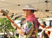 Live entertainment at the  Diamond Head Luau while the guests are enjoying the activities before the show starts.