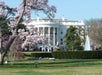 A view from outside the White House in Washington, DC, one of several stops on the Discover DC guided tour